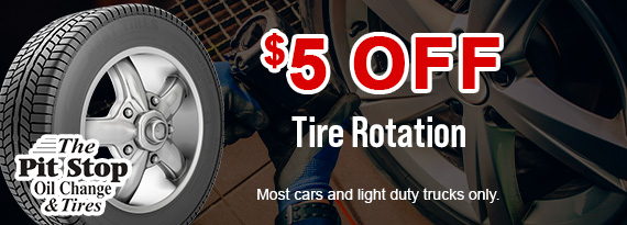 $5 off tire rotation
